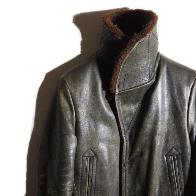Number (N)ine Number (N)ine Leather Wool Jacket Size US M / EU 48-50 / 2 - 4 Thumbnail