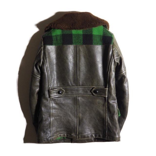 Number (N)ine Number (N)ine Leather Wool Jacket Size US M / EU 48-50 / 2 - 2 Thumbnail
