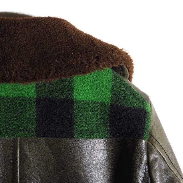 Number (N)ine Number (N)ine Leather Wool Jacket Size US M / EU 48-50 / 2 - 7 Thumbnail