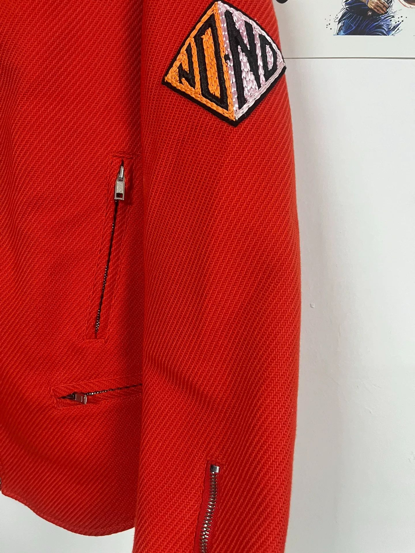 Raf Simons Raf Simons Badge Motorcycle Jacket Size US S / EU 44-46 / 1 - 2 Thumbnail