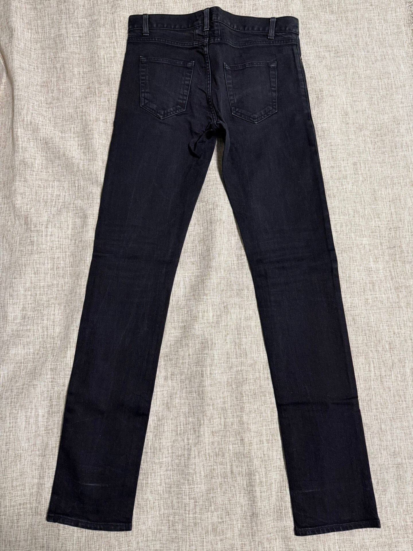 Saint Laurent Paris Saint Laurent Black Denim D02 Pants Size US 30 / EU 46 - 2 Thumbnail