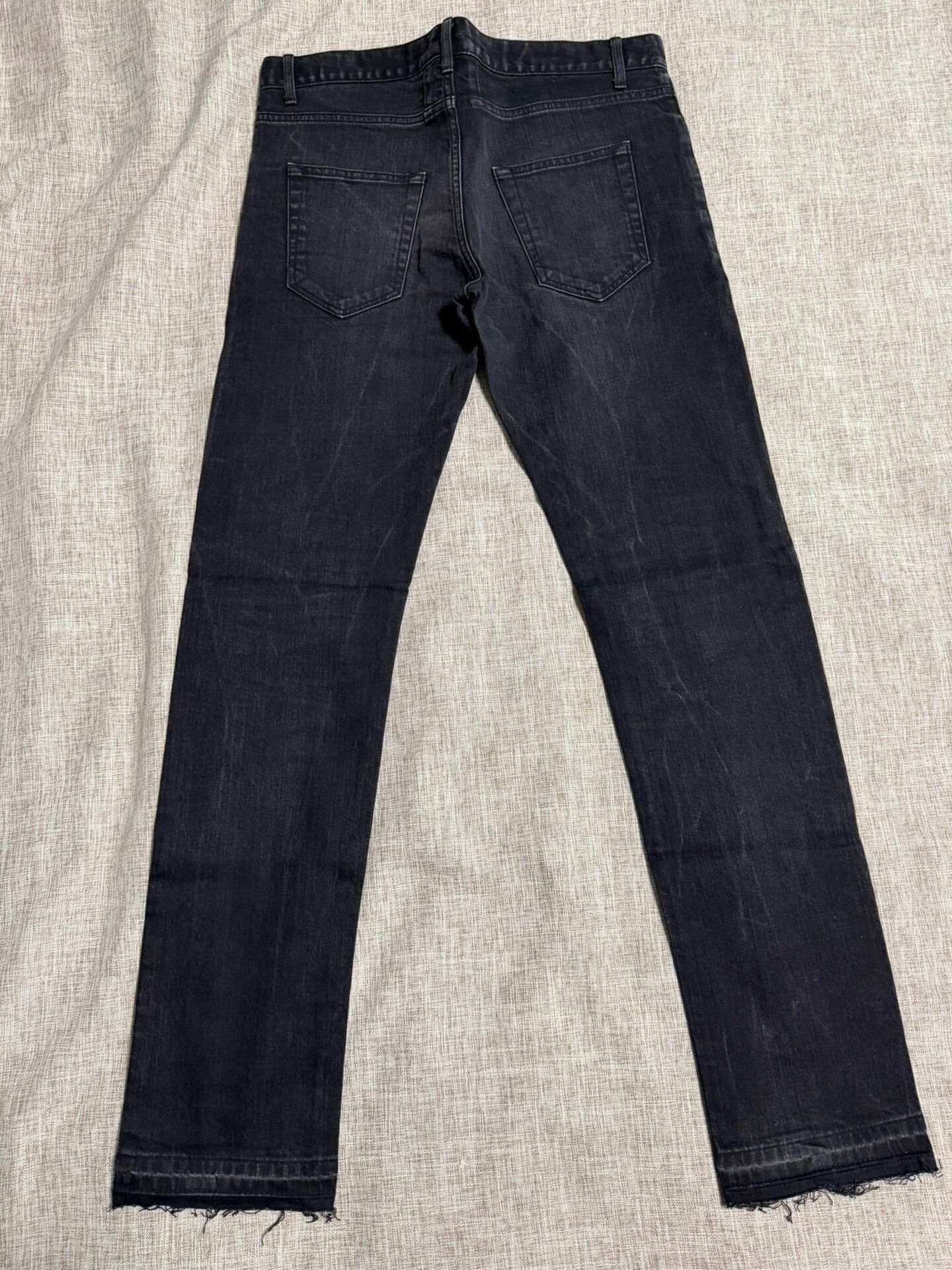 Saint Laurent Paris Saint Laurent Black D01 Jeans 14AW Size US 31 - 2 Thumbnail