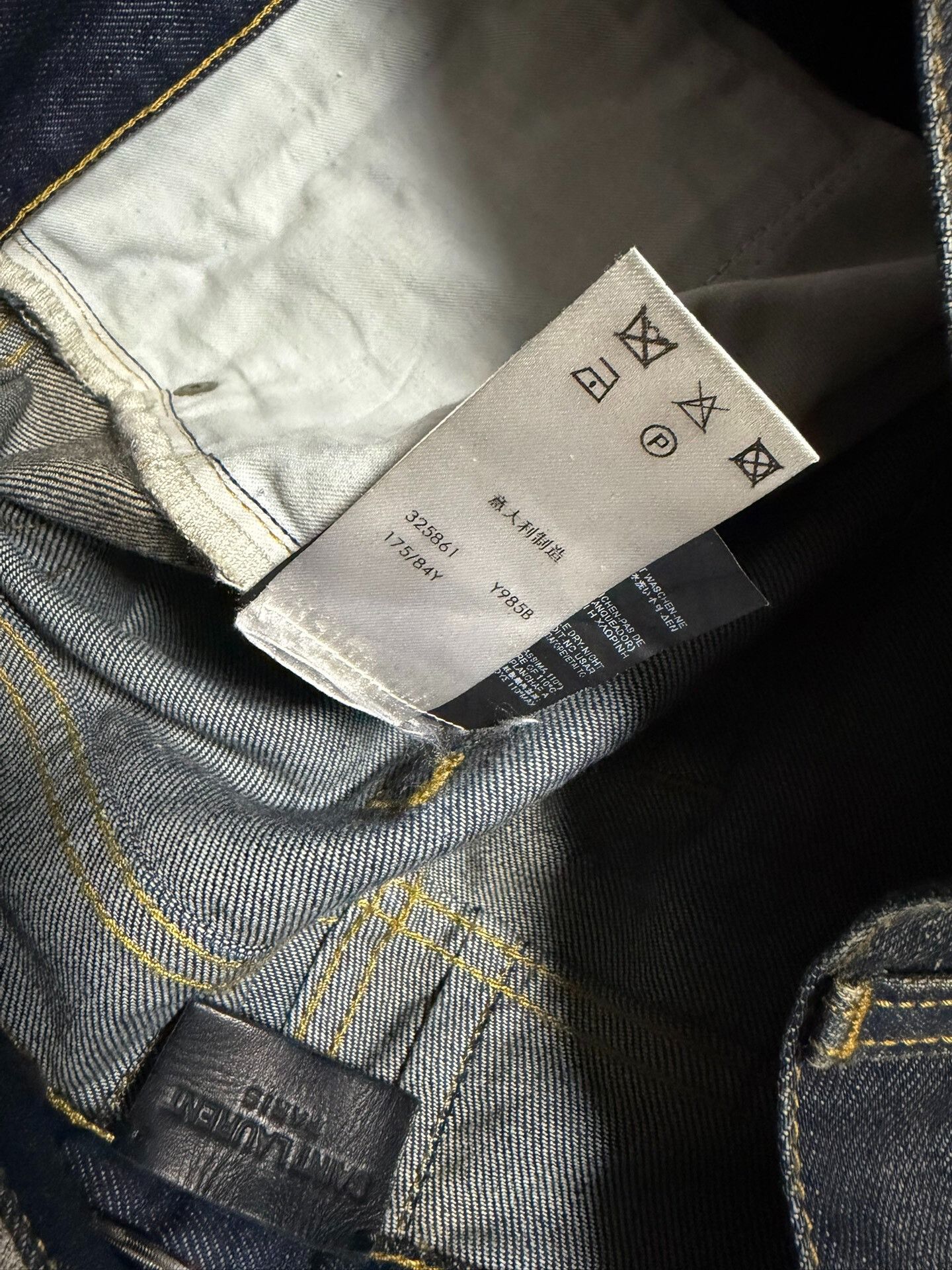 Saint Laurent Paris Saint Laurent Blue Distressed Denim Jeans Size US 30 / EU 46 - 4 Thumbnail