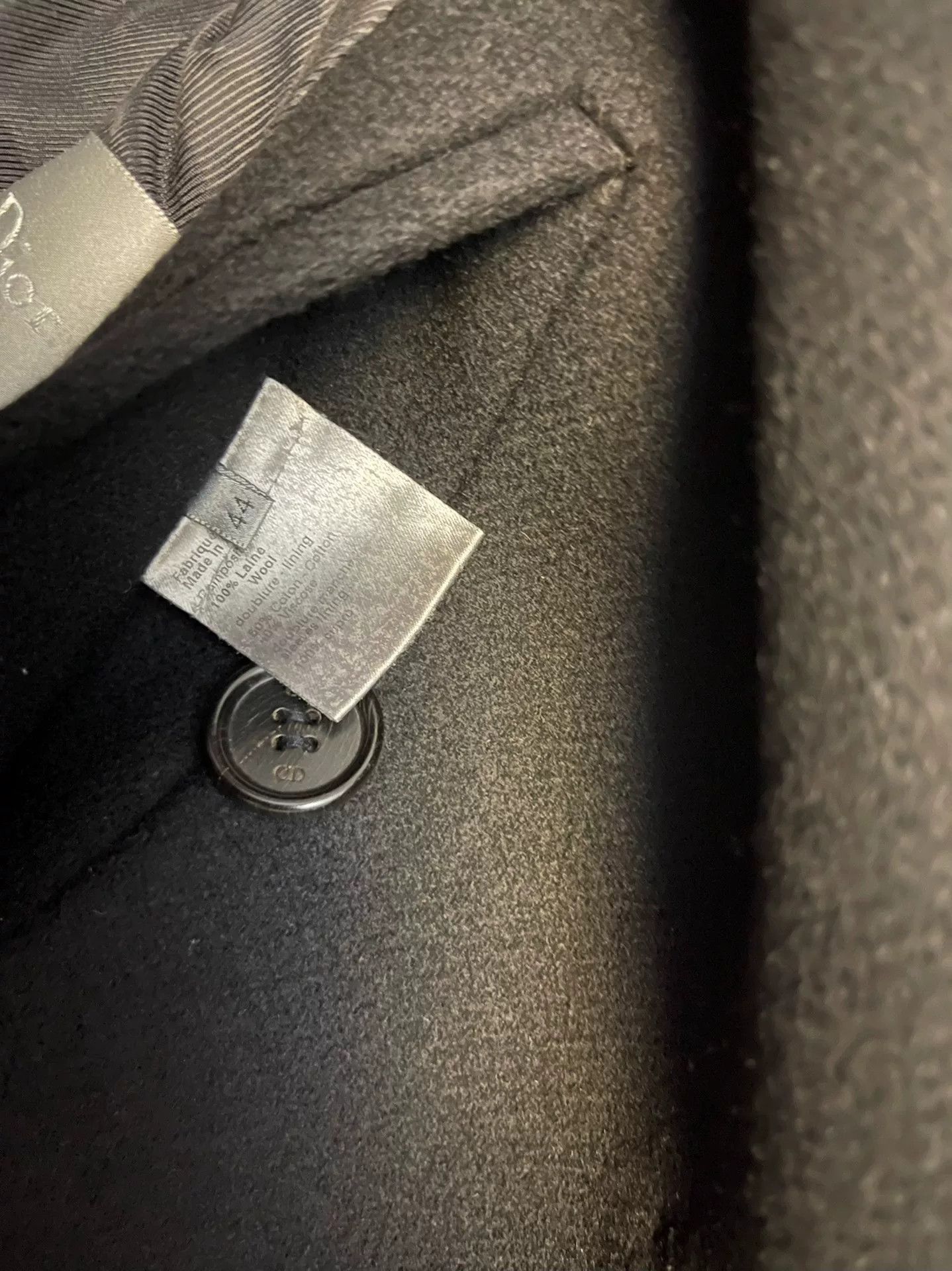 Dior Dior Homme Wool Peacoat 06AW Size US S / EU 44-46 / 1 - 6 Thumbnail