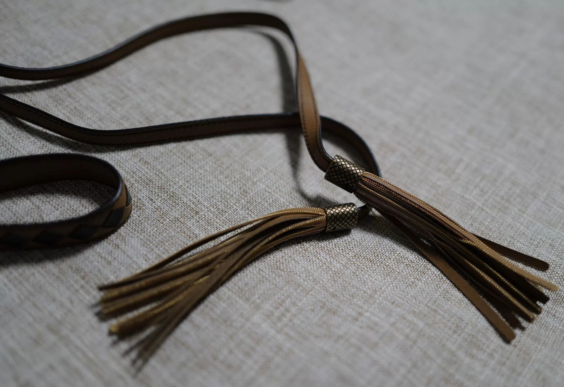 Bottega Veneta Bottega Veneta Tassel Leather Belt Size ONE SIZE - 2 Thumbnail