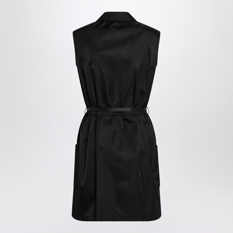 Prada Prada Black Short Re-Nylon Dress Size XS / US 0-2 / IT 36-38 - 2 Thumbnail