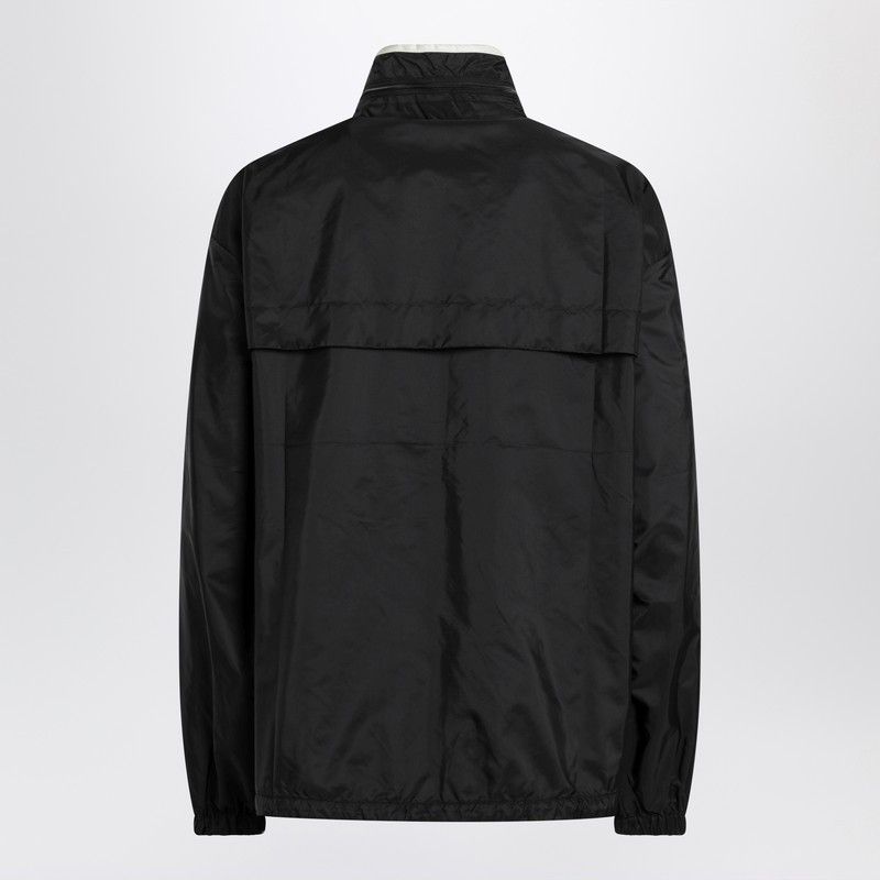 Prada Prada Black/Vanilla Re-Nylon Zip Blouson Size XS / US 0-2 / IT 36-38 - 2 Thumbnail