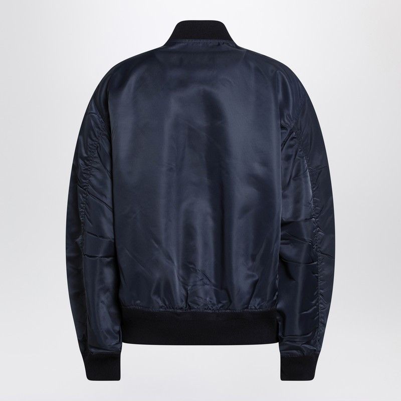 Prada Prada Blue Re-Nylon Bomber Jacket Size M / US 6-8 / IT 42-44 - 2 Thumbnail