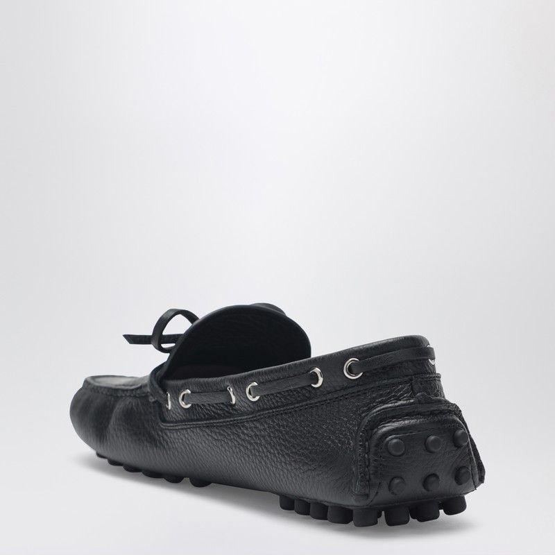 Prada Prada Black Leather Loafers With Strap Size US 8 / EU 41 - 2 Thumbnail