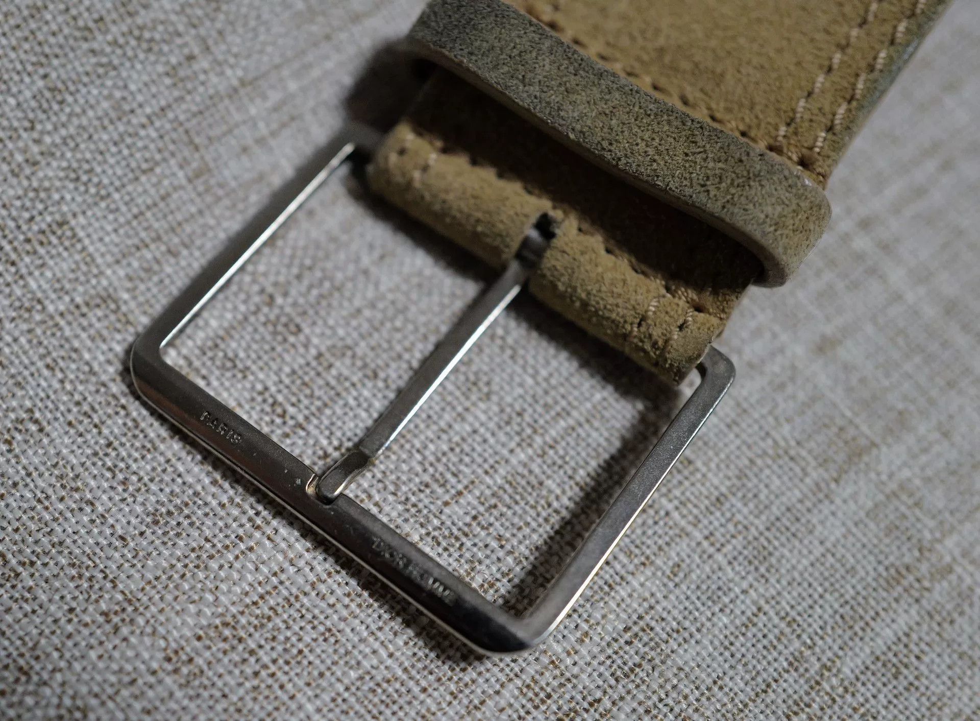Dior Dior Homme Suede Belt with Silver Buckle Size ONE SIZE - 6 Thumbnail