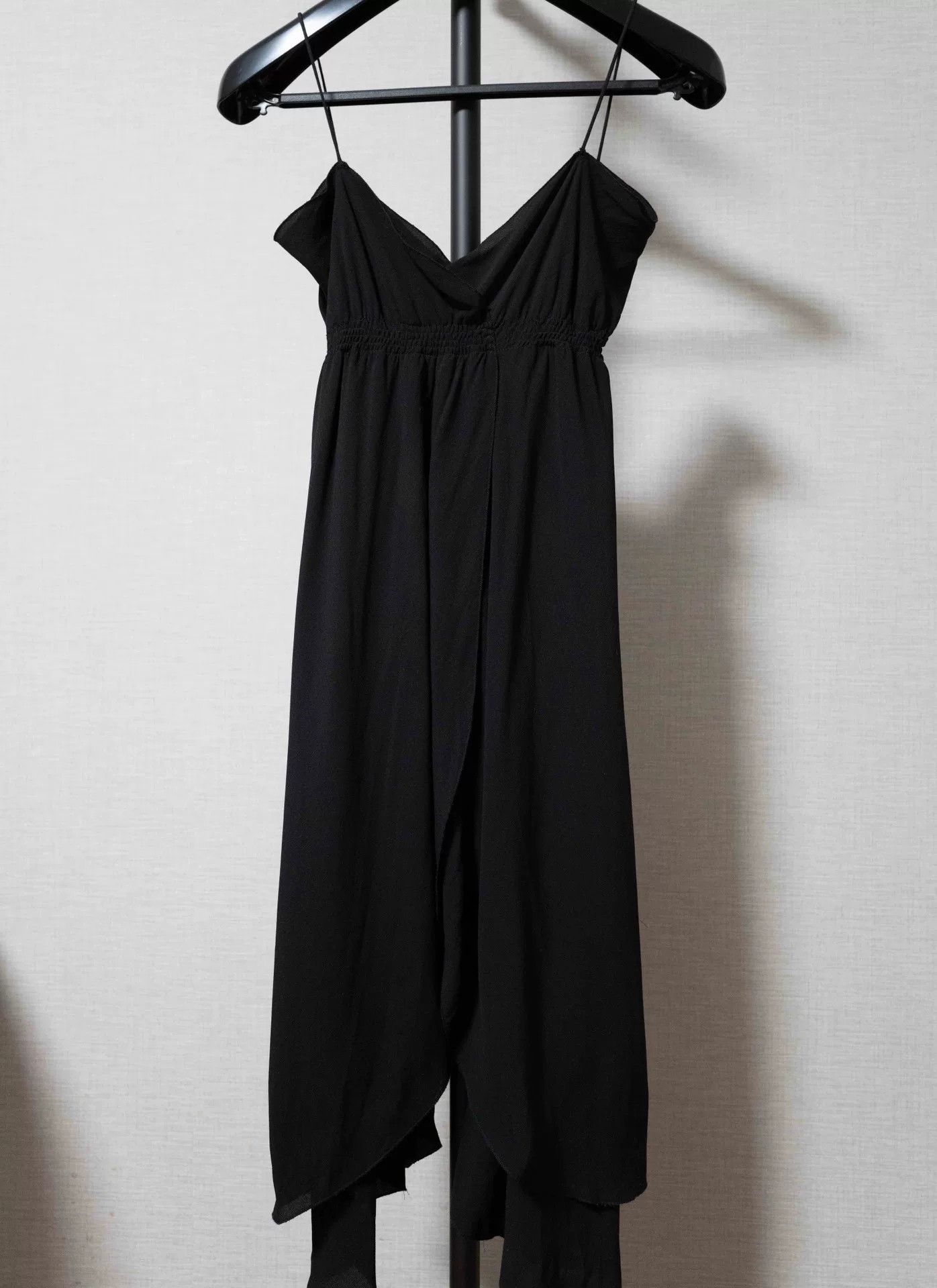 Fendi Fendi Black Silk Layered Petal Slip Dress Size S / US 4 / IT 40 - 2 Thumbnail