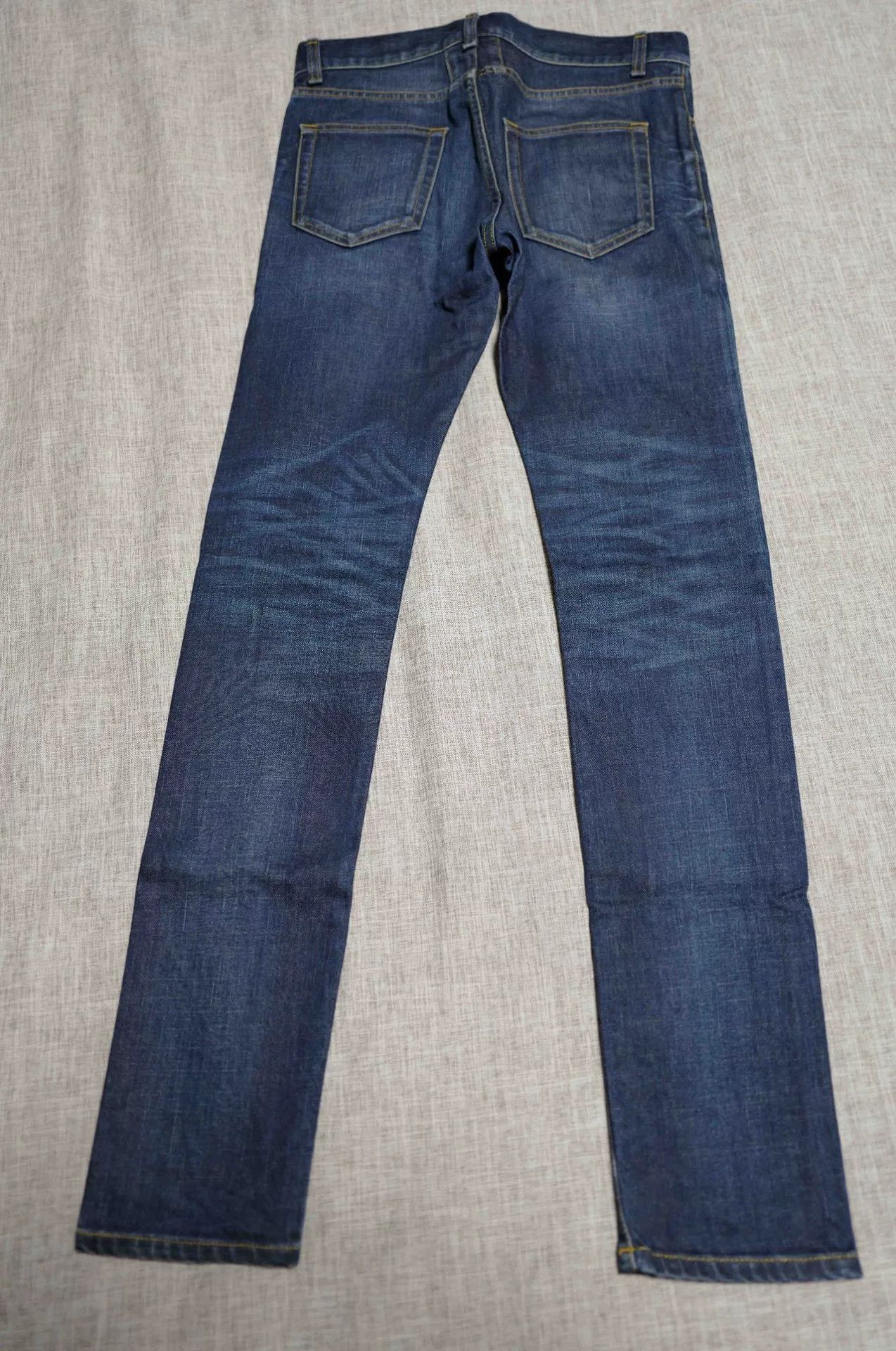 Saint Laurent Paris Saint Laurent Blue Distressed Denim Jeans Size US 30 / EU 46 - 2 Thumbnail