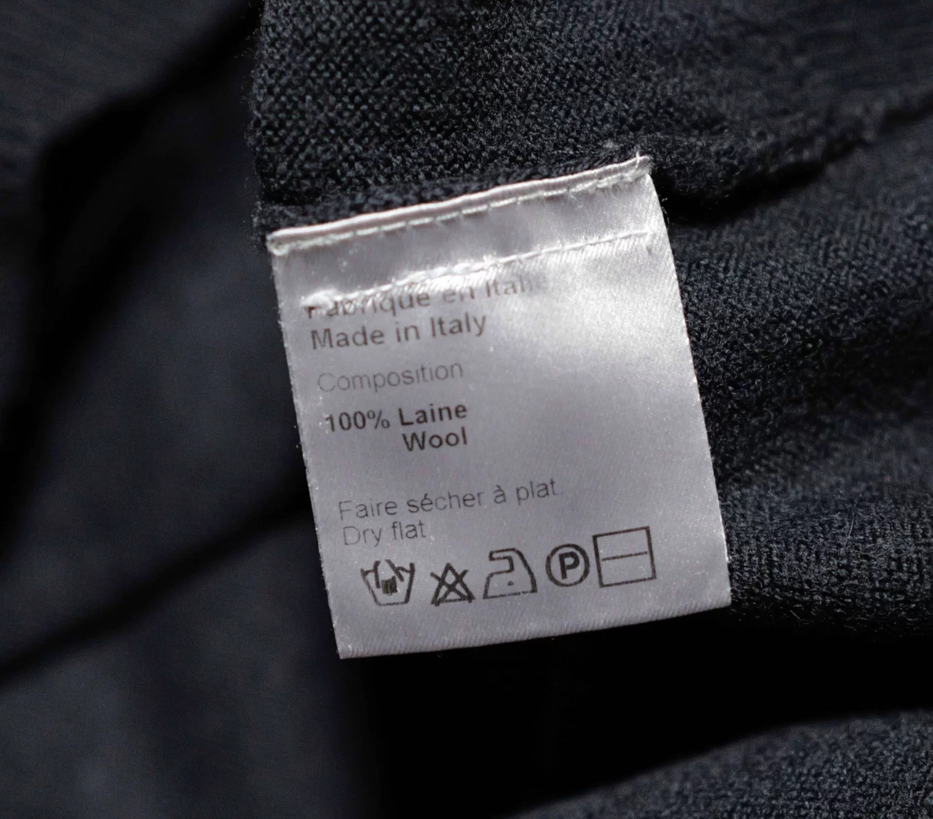 Dior Dior Homme Black V-Neck Wool Sweater Size US S / EU 44-46 / 1 - 4 Thumbnail