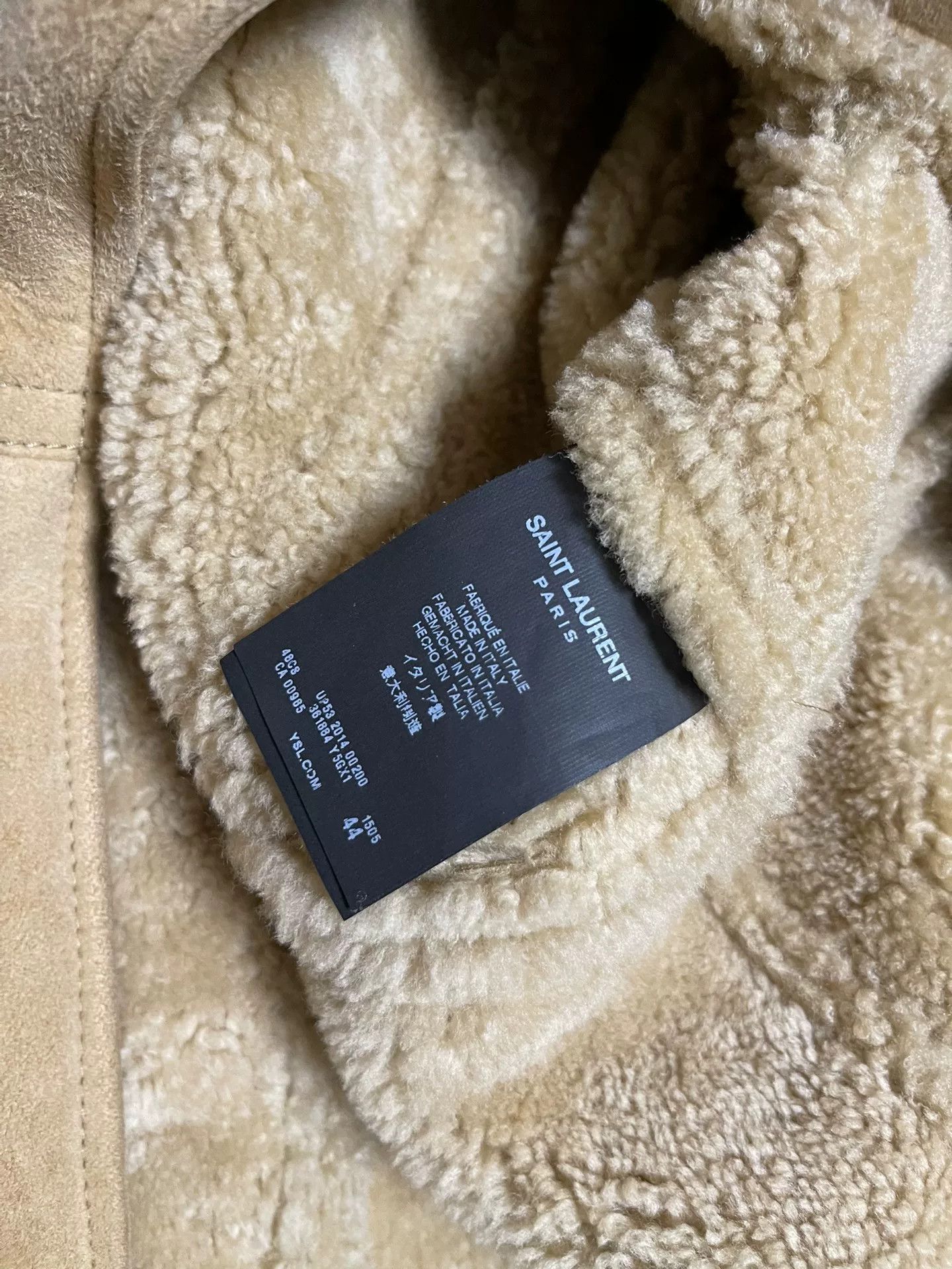 Saint Laurent Paris Saint Laurent Suede Shearling Coat Size US S / EU 44-46 / 1 - 4 Thumbnail