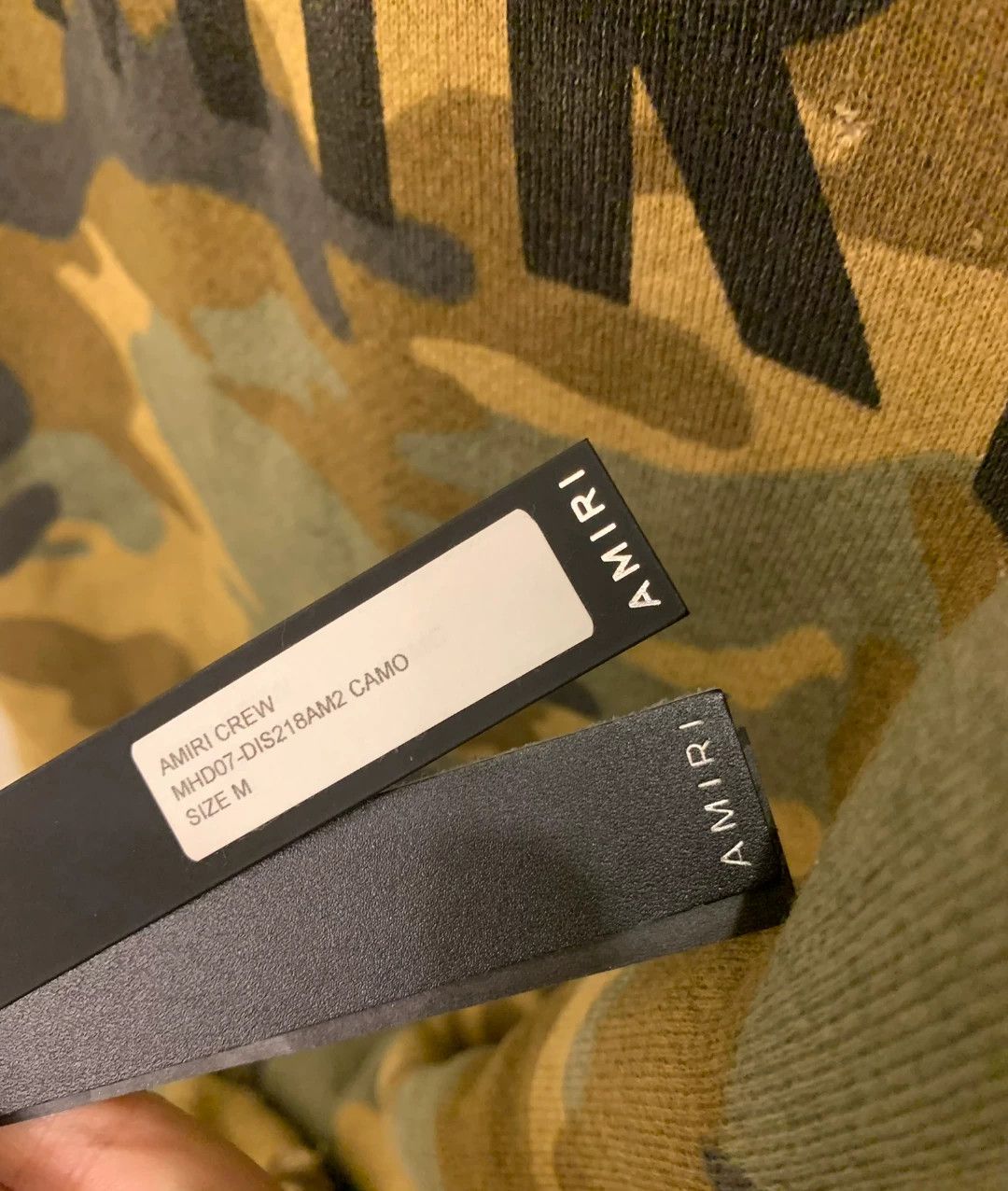 Amiri Amiri Camouflage Sweatshirt For Sale Size US M / EU 48-50 / 2 - 4 Thumbnail