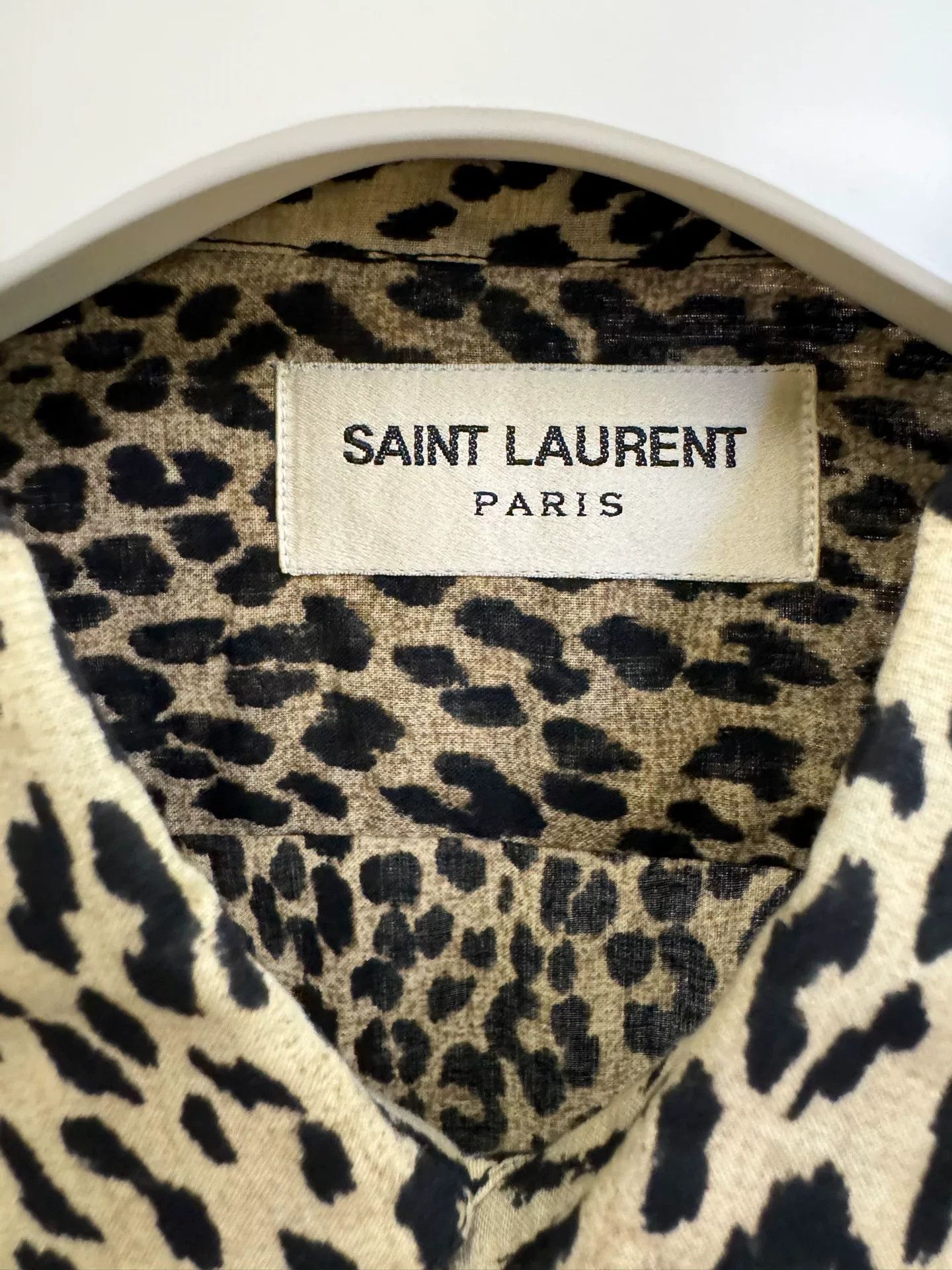 Saint Laurent Paris Saint Laurent Leopard Print Shirt Size S / US 4 / IT 40 - 3 Thumbnail