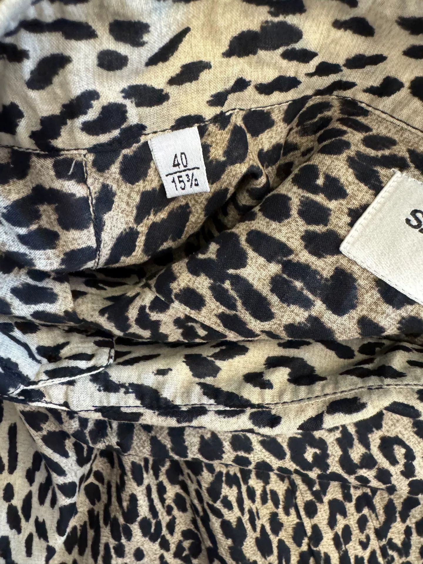 Saint Laurent Paris Saint Laurent Leopard Print Shirt Size S / US 4 / IT 40 - 6 Thumbnail