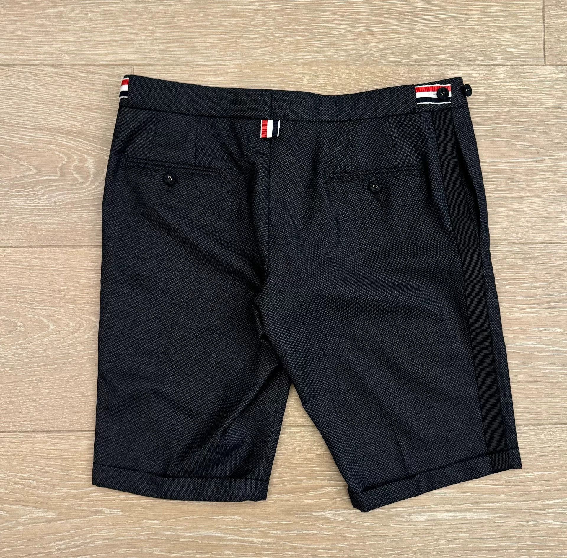 Thom Browne Thom Browne Dark Gray Wool Shorts Size US 28 / EU 44 - 2 Thumbnail