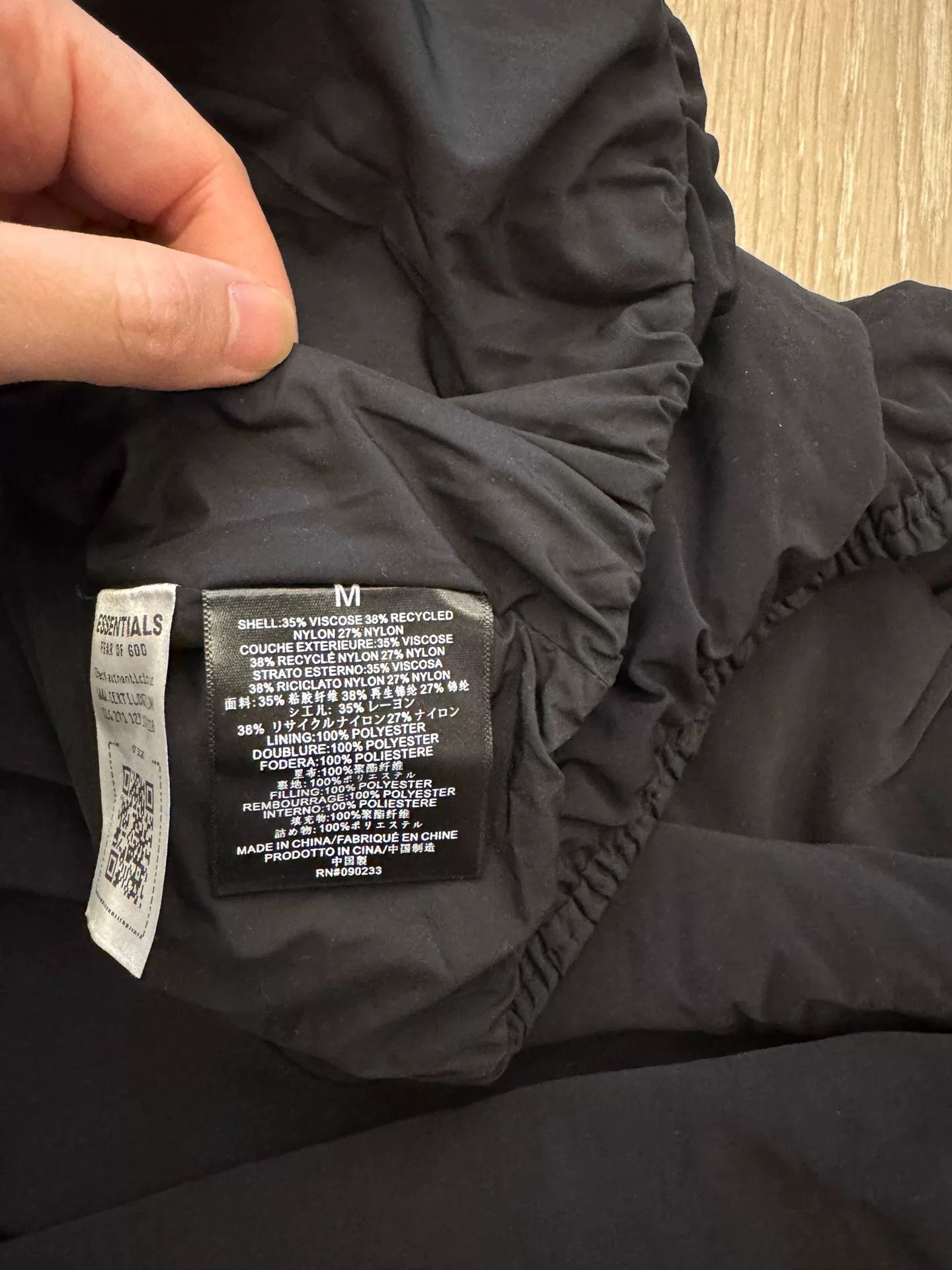 Essentials Fear of God Essentials Black Hoodie Jacket Size US M / EU 48-50 / 2 - 4 Thumbnail