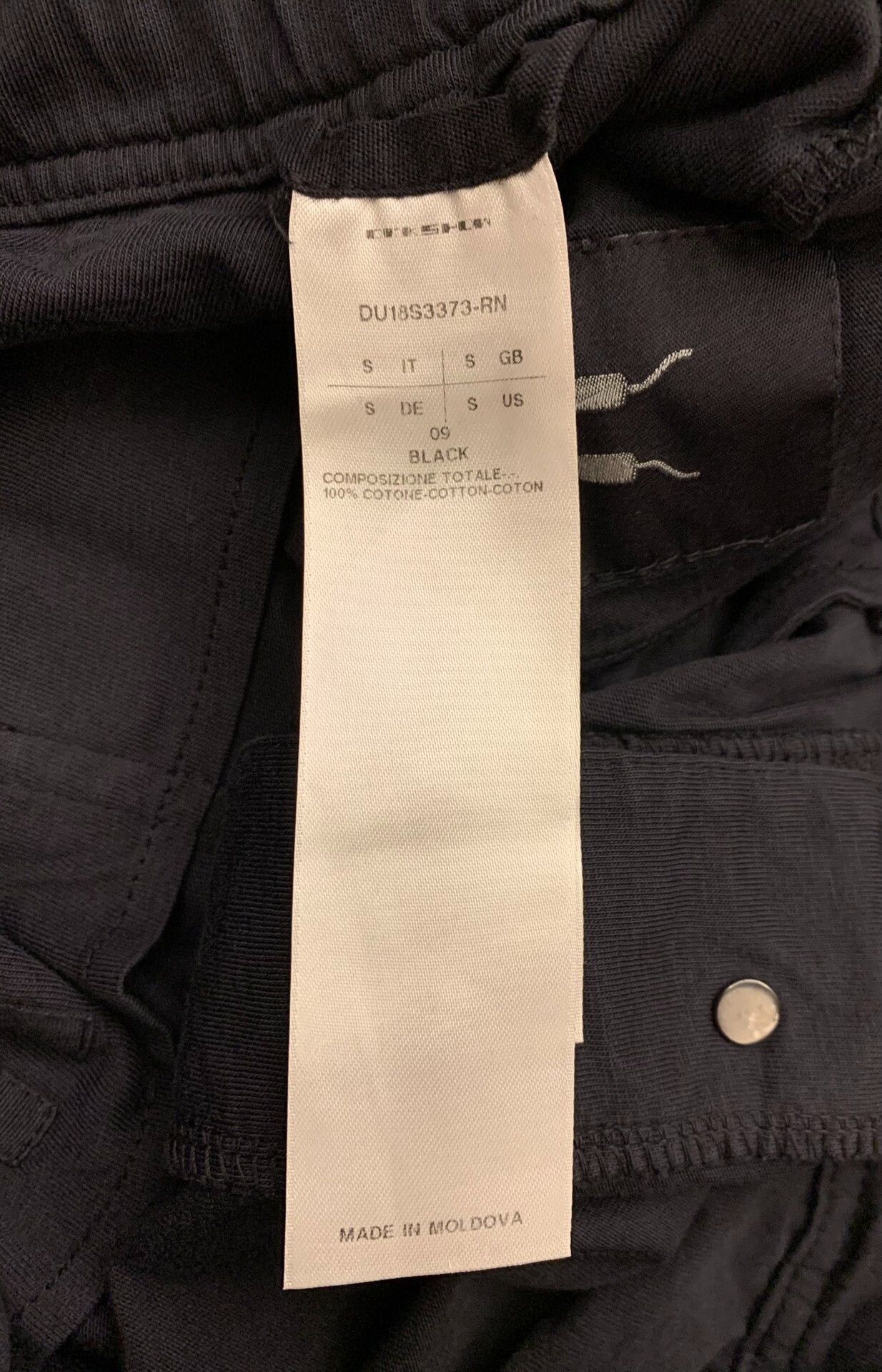 Rick Owens Drkshdw Rick Owens Black Cropped Pants for Sale Size US 26 / EU 42 - 2 Thumbnail