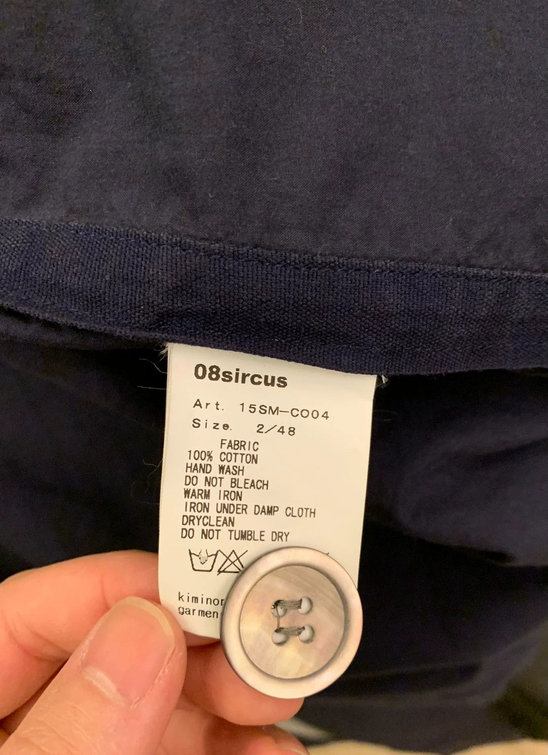 08sircus 08 Sircus Blue Windbreaker Coat Size US M / EU 48-50 / 2 - 4 Thumbnail