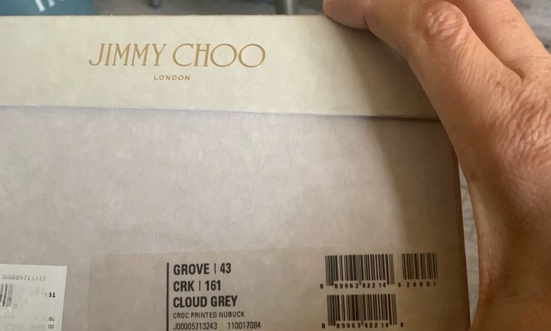 Jimmy Choo Jimmy Choo Men's Casual Shoes Gray Size US 10 / EU 43 - 7 Thumbnail