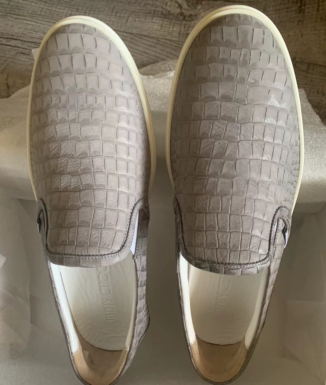 Jimmy Choo Jimmy Choo Men's Casual Shoes Gray Size US 10 / EU 43 - 3 Thumbnail