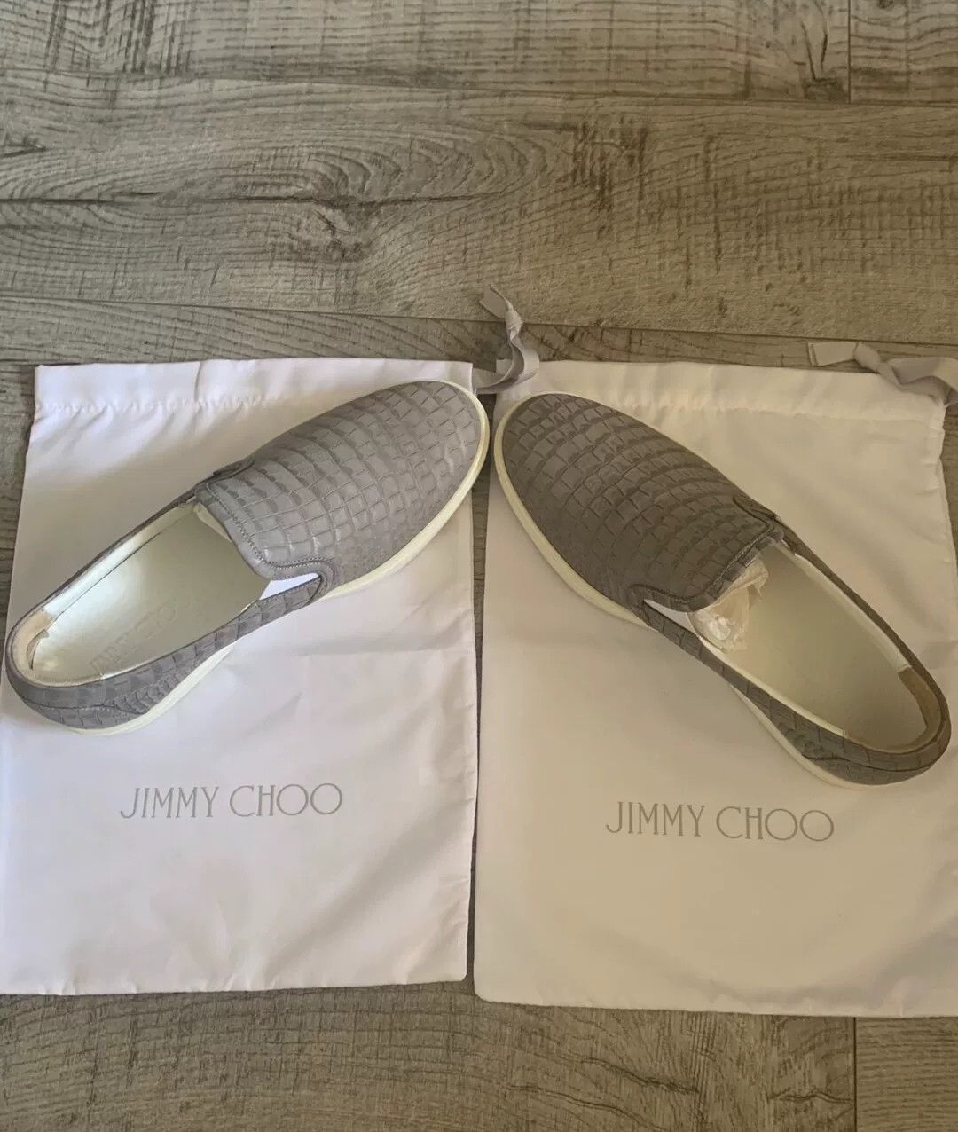 Jimmy Choo Jimmy Choo Men's Casual Shoes Gray Size US 10 / EU 43 - 5 Thumbnail