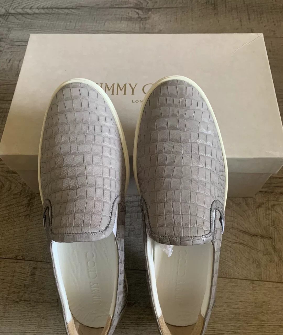 Jimmy Choo Jimmy Choo Men's Casual Shoes Gray Size US 10 / EU 43 - 2 Thumbnail