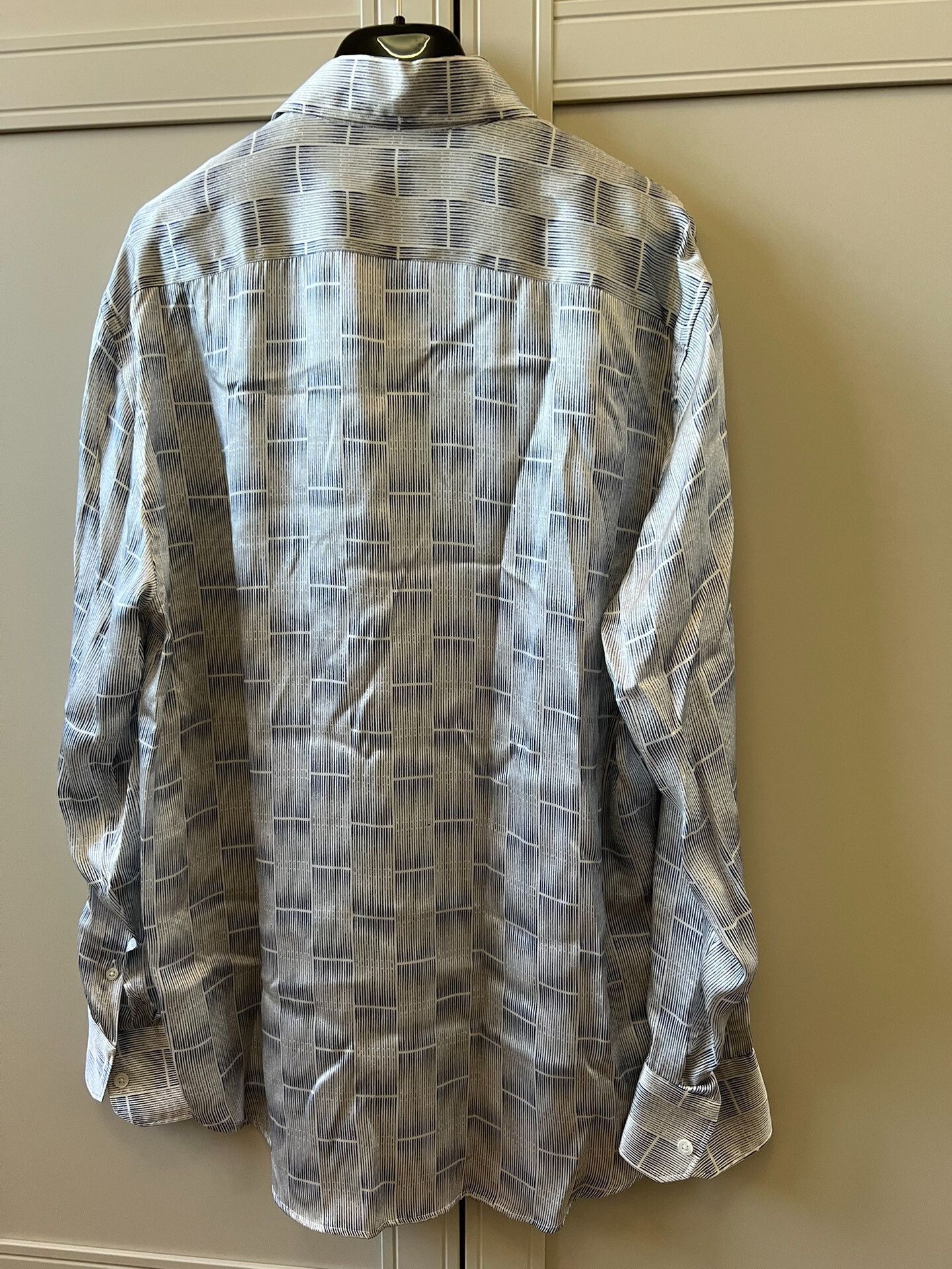 Armani Armani Silk Shirt with Unique Pattern Size L / US 10 / IT 46 - 2 Thumbnail