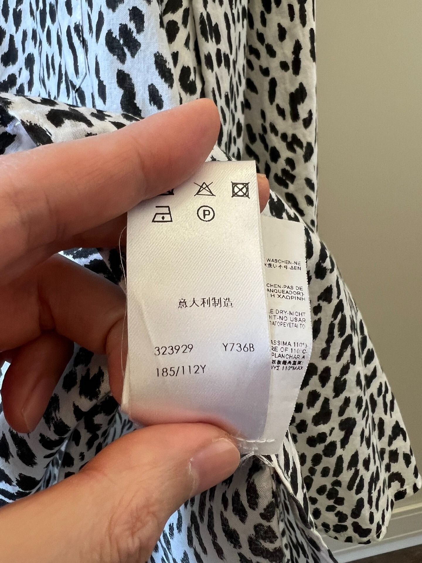 Saint Laurent Paris Saint Laurent White Leopard Print Shirt Size US M / EU 48-50 / 2 - 7 Thumbnail