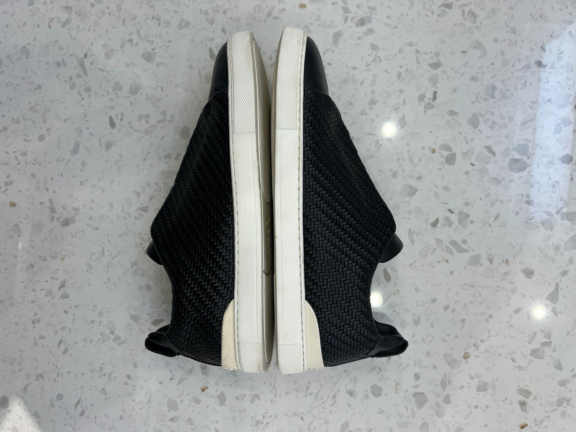 Ermenegildo Zegna Ermenegildo Zegna Triple Stitch Black Shoes Size US 9 / EU 42 - 5 Thumbnail