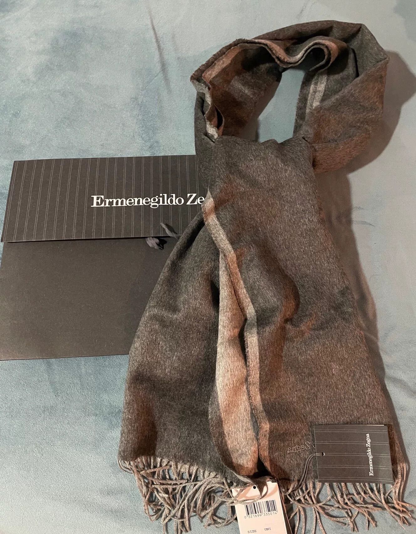 Ermenegildo Zegna Ermenegildo Zegna Reversible Scarf Size ONE SIZE - 3 Thumbnail