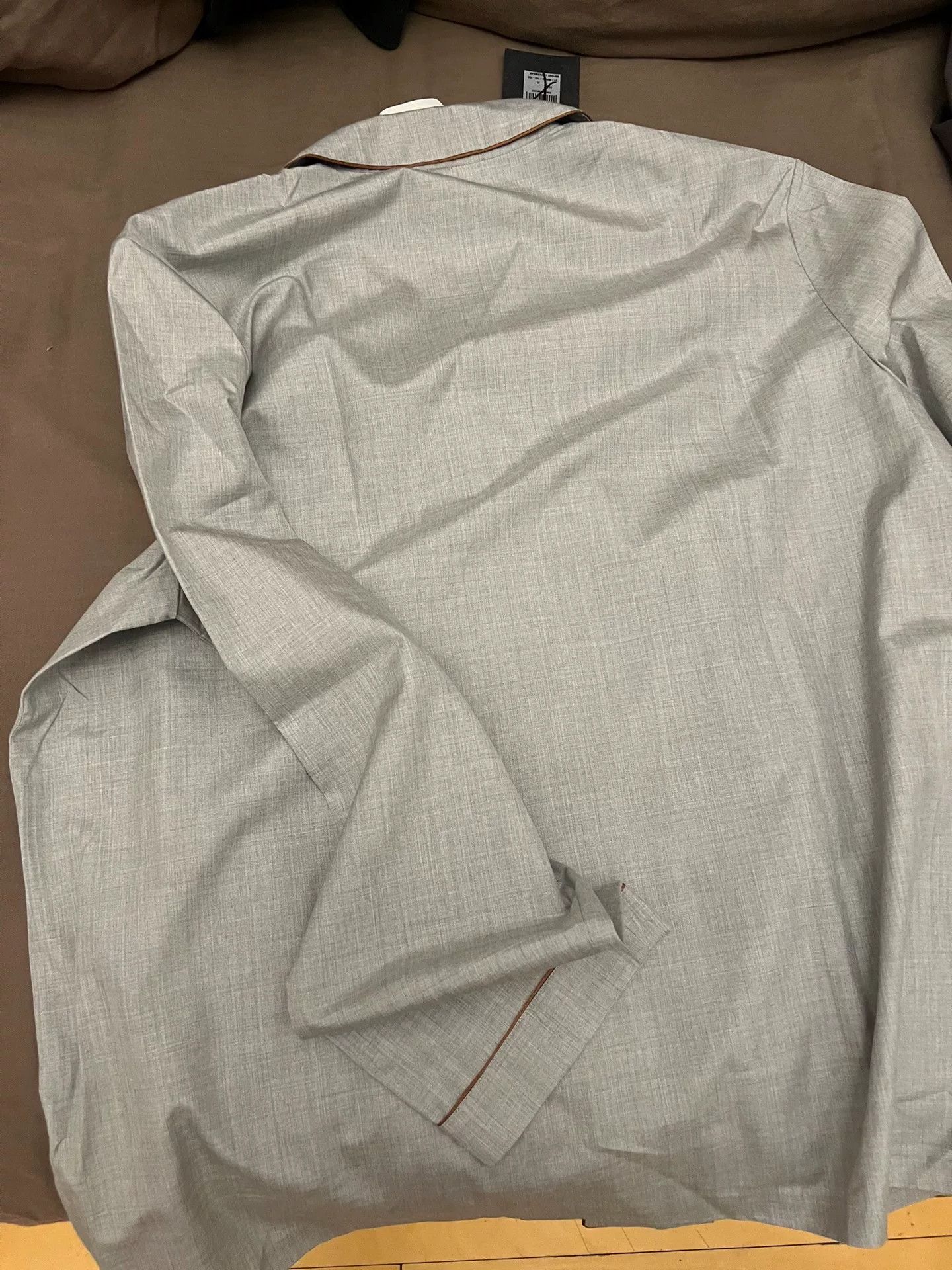 Ermenegildo Zegna Zegna 100% Silk Suit in Light Gray Size US XL / EU 56 / 4 - 4 Thumbnail
