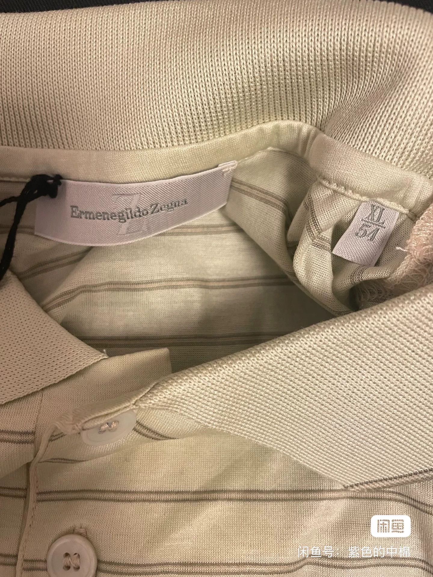 Ermenegildo Zegna Ermenegildo Zegna Polo Shirt Size 54 Size US L / EU 52-54 / 3 - 4 Thumbnail