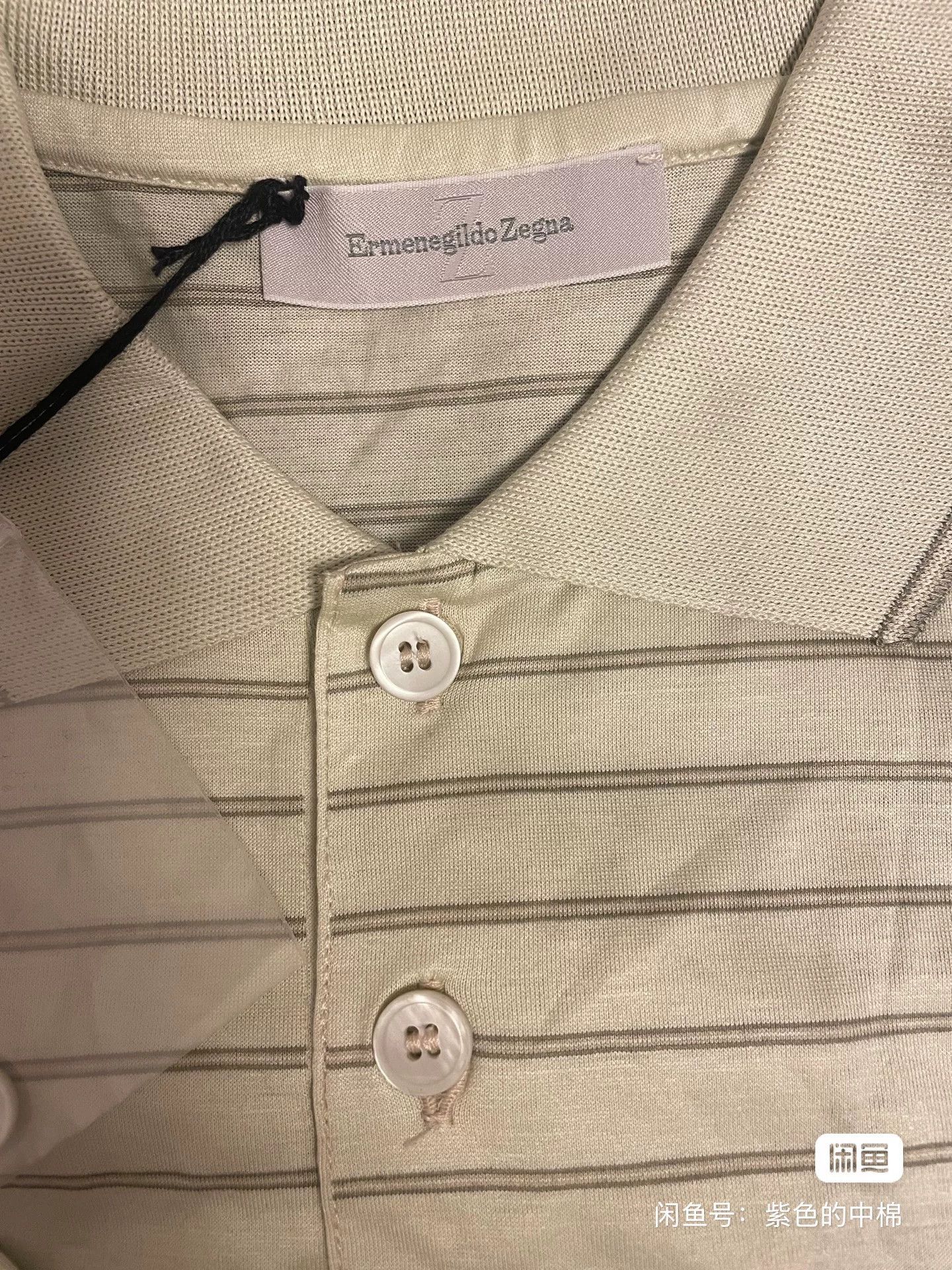 Ermenegildo Zegna Ermenegildo Zegna Polo Shirt Size 54 Size US L / EU 52-54 / 3 - 2 Thumbnail