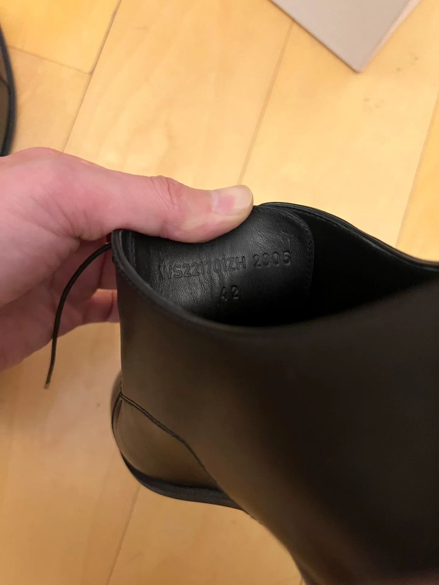 Hermes Hermes Black Leather Shoes Size 42 Size US 9 / EU 42 - 4 Thumbnail