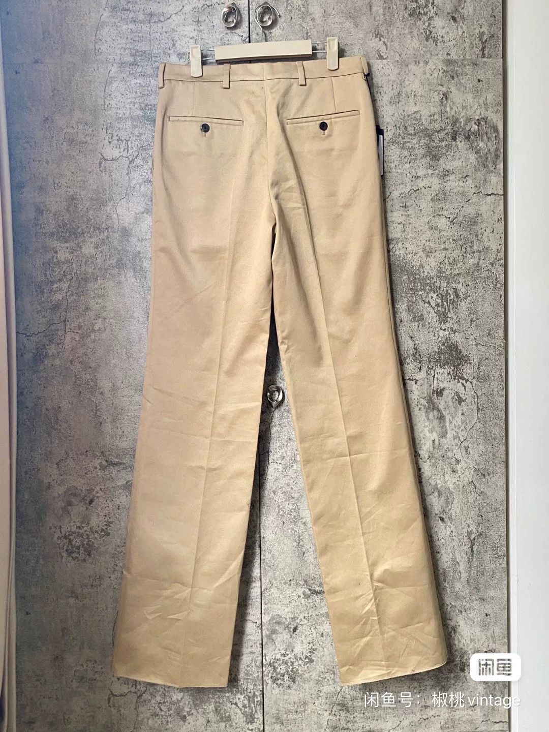 Prada Prada Beige Straight Leg Trousers for Men Size US 28 / EU 44 - 2 Thumbnail