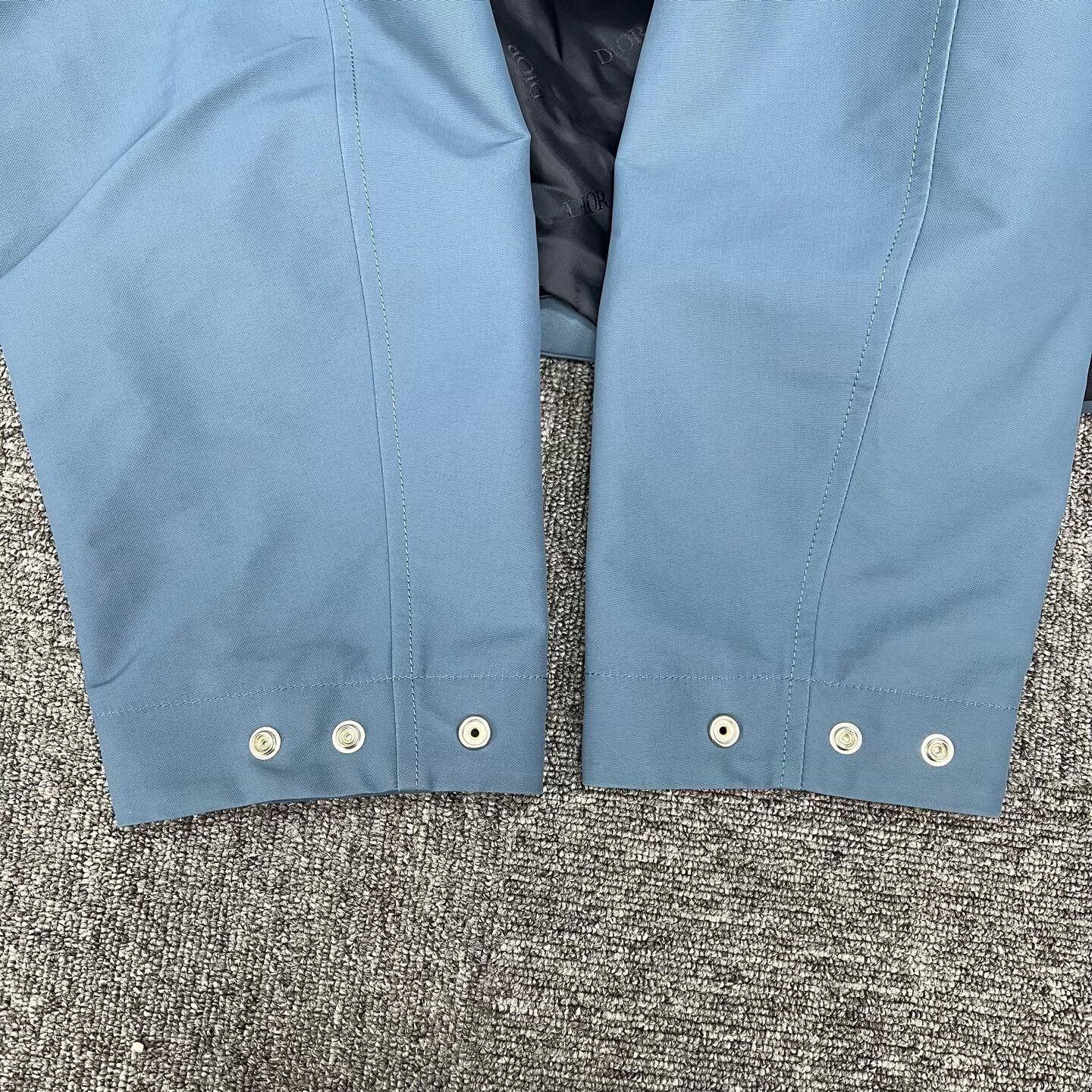 Dior Dior x Kenny Scharf Embroidered Logo Blue Hooded Parka Size US S / EU 44-46 / 1 - 6 Thumbnail