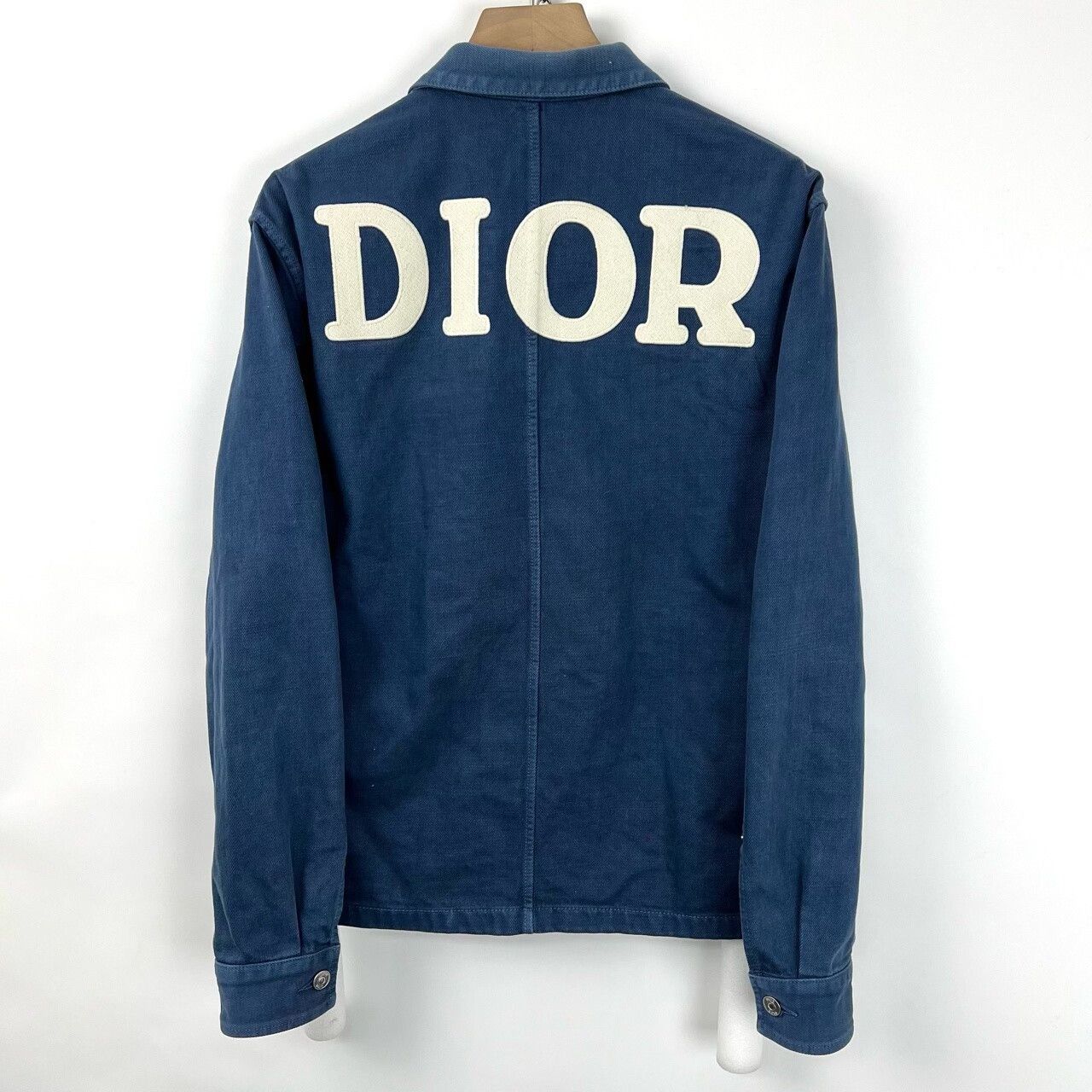 Dior Dior 1947 Embroidered Logo Denim Jacket Size US S / EU 44-46 / 1 - 2 Thumbnail