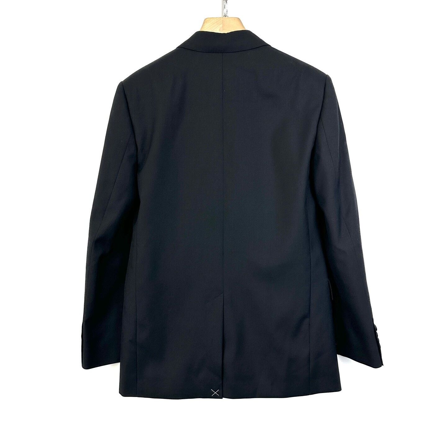 Celine Celine Women's Black Satin Peak Lapel Blazer Size XXS / US 00 / IT 34 - 2 Thumbnail