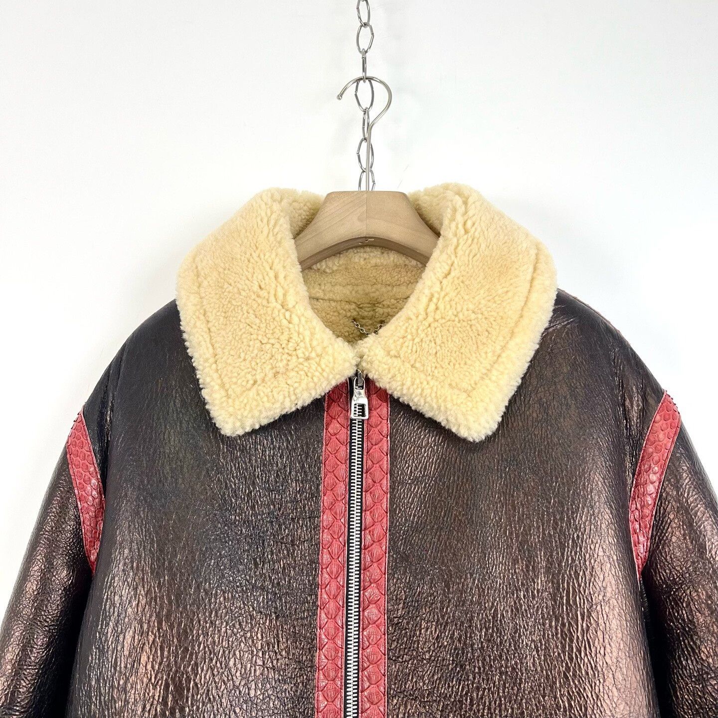 Louis Vuitton Louis Vuitton Runway Black Red Jacket Size US L / EU 52-54 / 3 - 3 Thumbnail