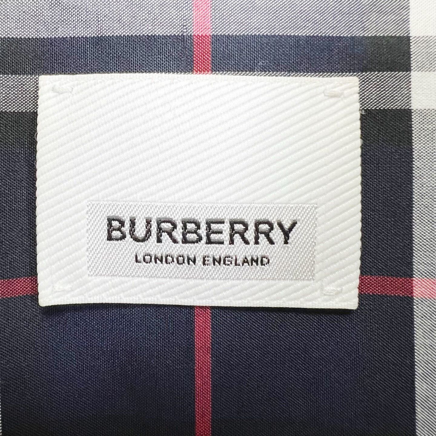 Burberry Burberry Navy Check Long-Sleeve Shirt Size US S / EU 44-46 / 1 - 5 Thumbnail