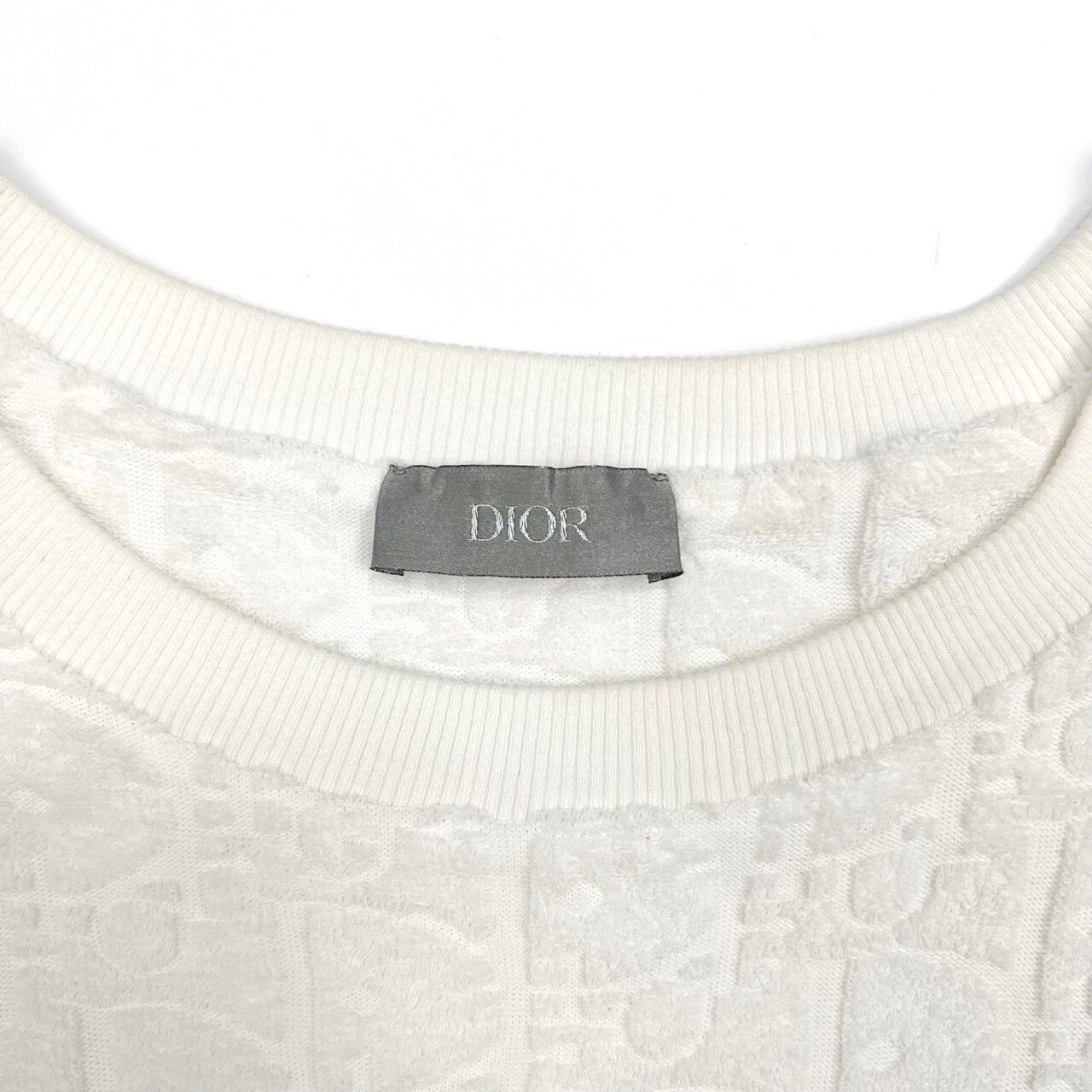 Dior Dior Logo Print White Short Sleeve Size US M / EU 48-50 / 2 - 3 Thumbnail