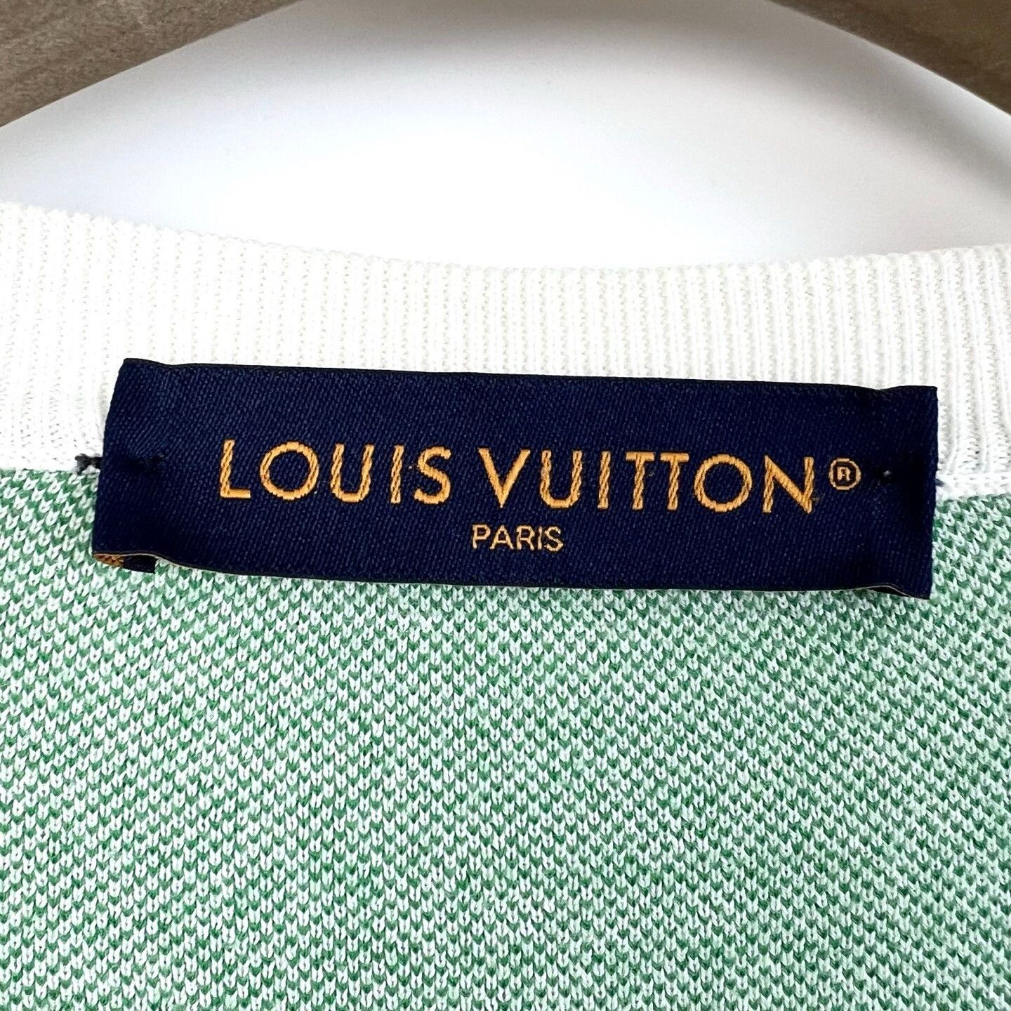 Louis Vuitton LV x Pharrell Checkered Knit Short-Sleeve Size US XL / EU 56 / 4 - 4 Thumbnail