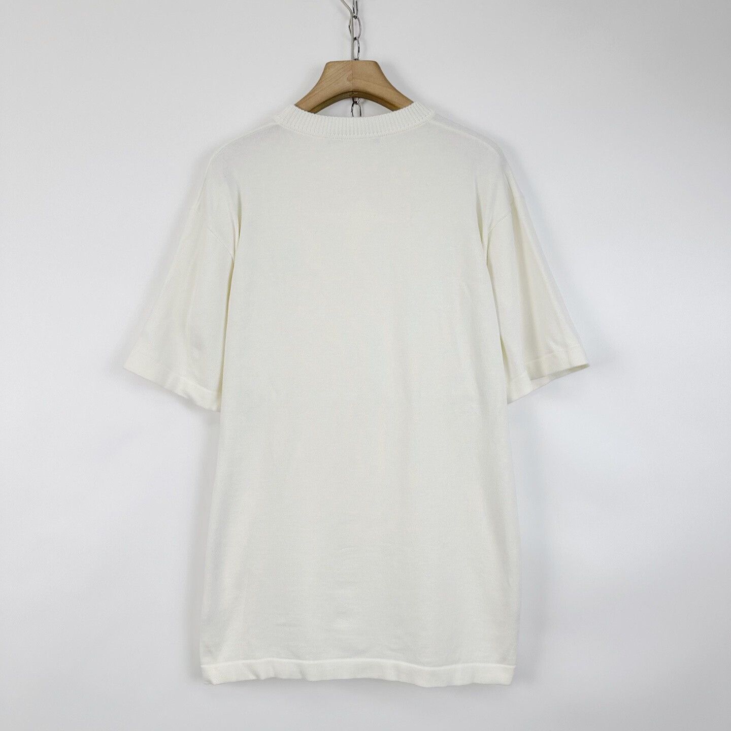 Louis Vuitton Louis Vuitton Chest Logo Embroidered Knit Tee Size US XL / EU 56 / 4 - 2 Thumbnail
