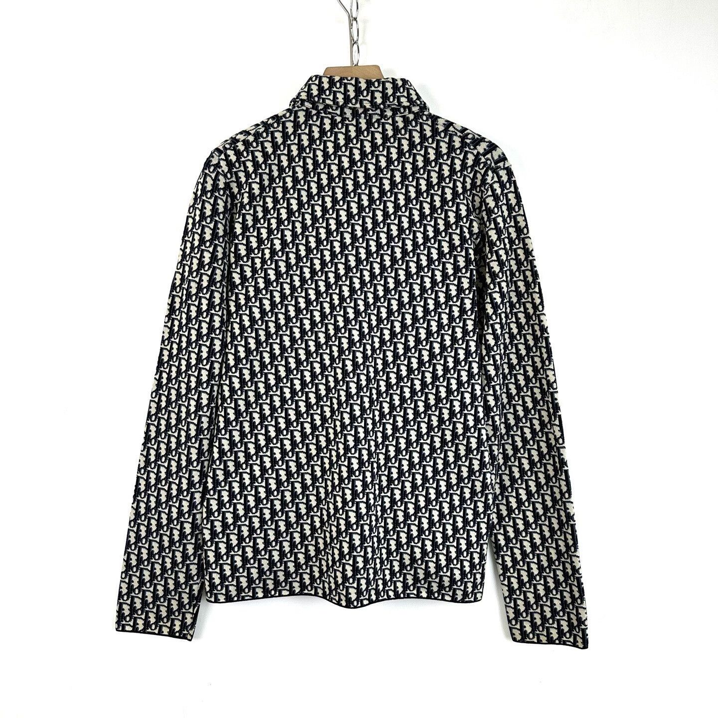 Dior Dior Monogram Logo Long Sleeve Cotton Shirt Size S / US 4 / IT 40 - 2 Thumbnail