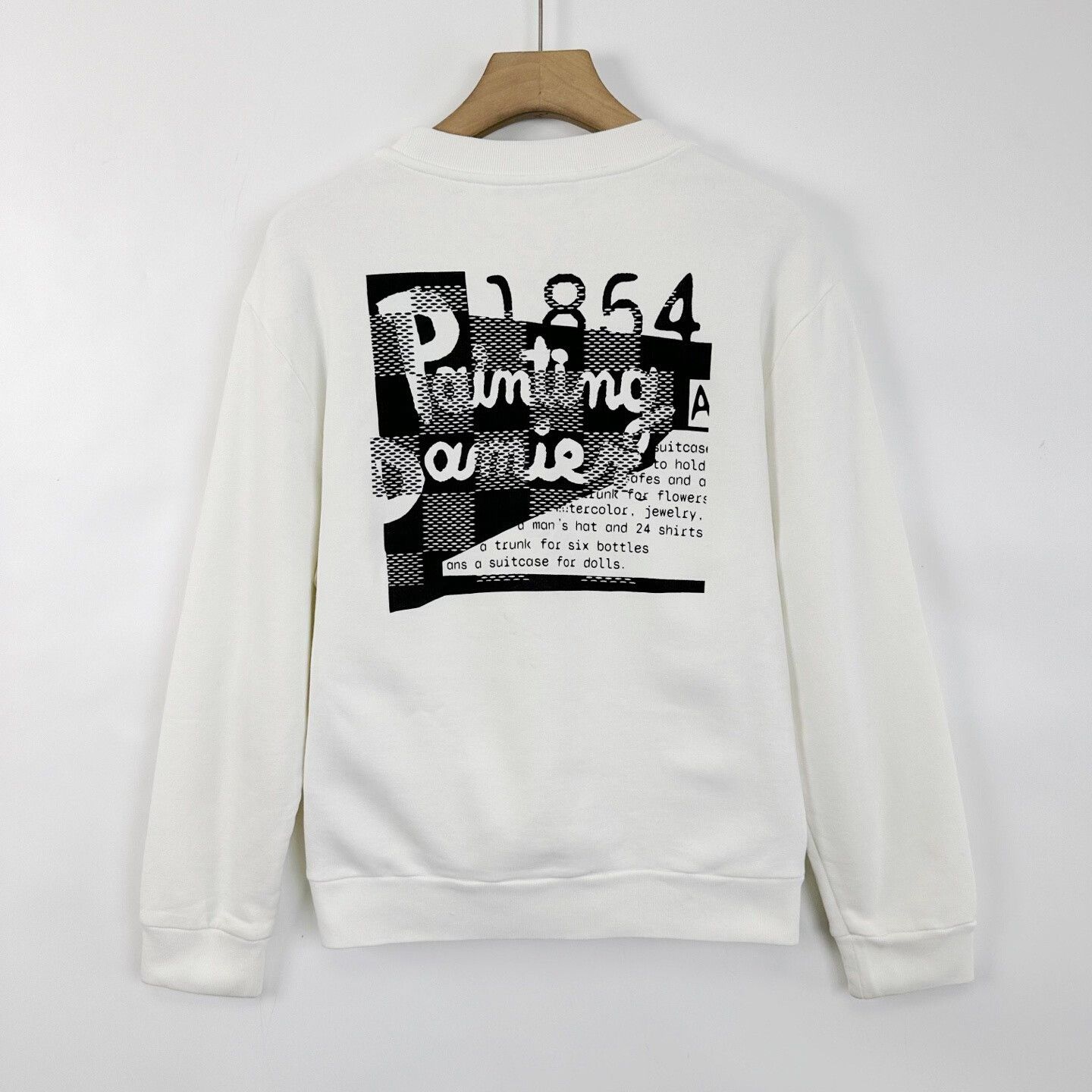 Louis Vuitton Louis Vuitton Embroidered Logo Graffiti Sweatshirt Size US M / EU 48-50 / 2 - 2 Thumbnail