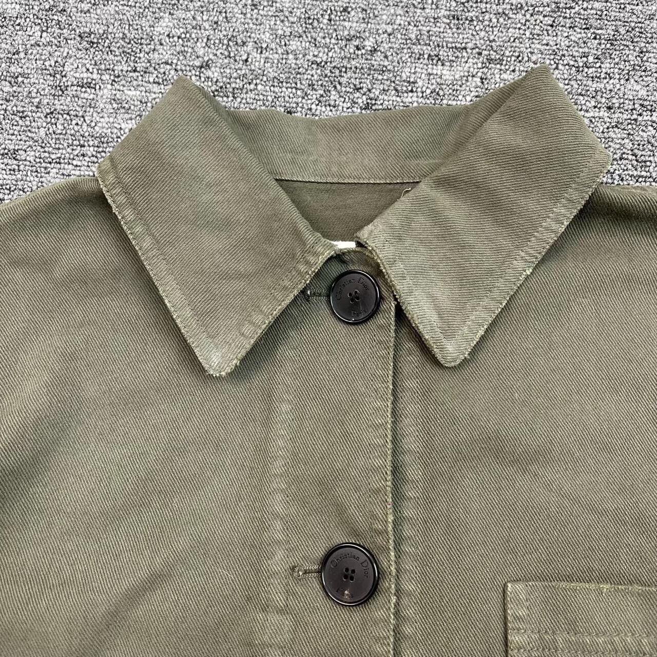 Dior Dior Bee Embroidery Green Utility Jacket Size S / US 4 / IT 40 - 3 Thumbnail