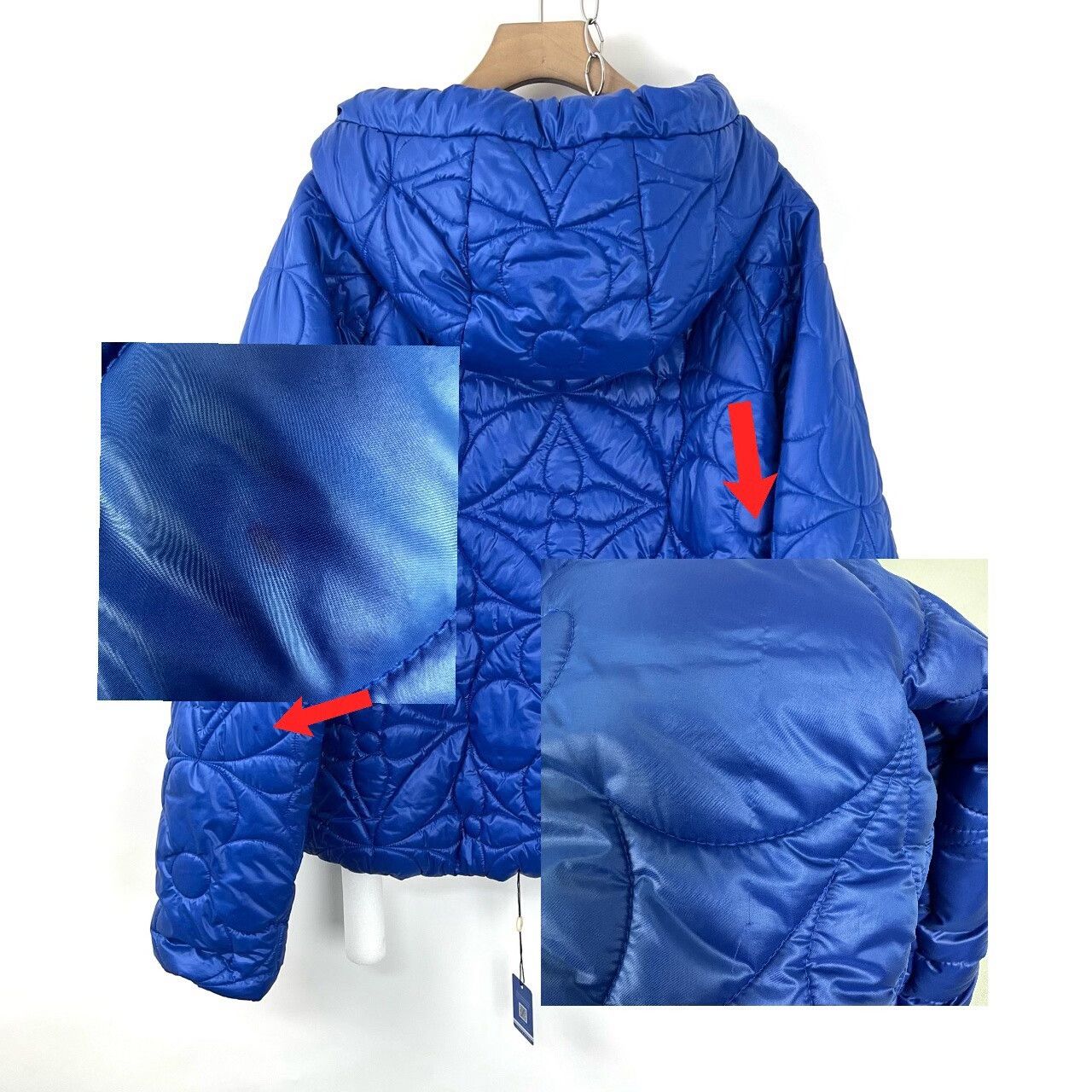 Louis Vuitton Louis Vuitton Blue Monogram Embossed Jacket Size US M / EU 48-50 / 2 - 6 Thumbnail